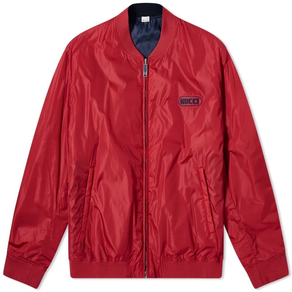 Gucci GG Pattern Reversible Bomber
